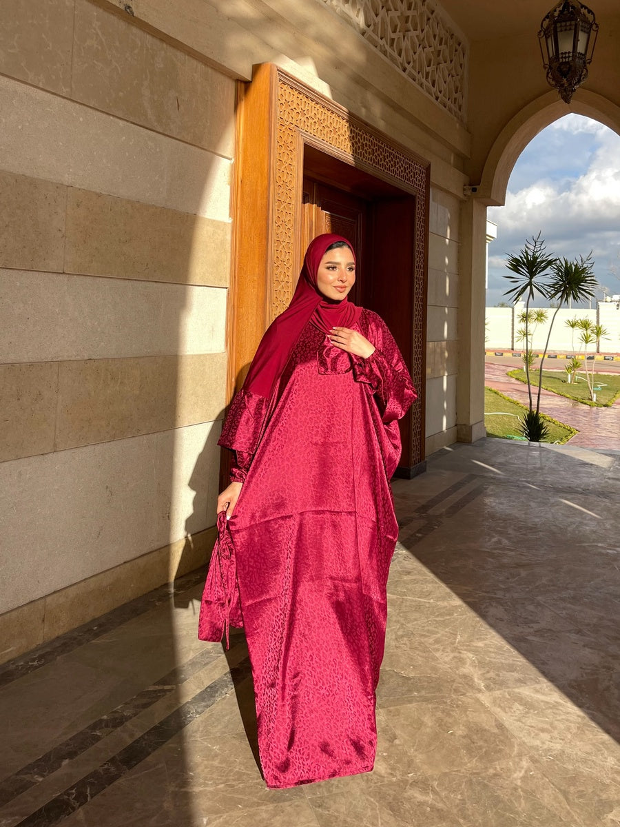 silk pray dress