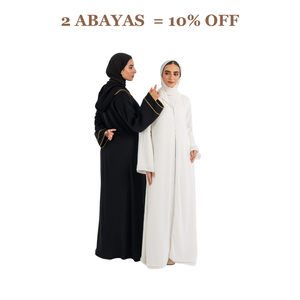 BUY2 ABAYAS =  GET 10% OFF